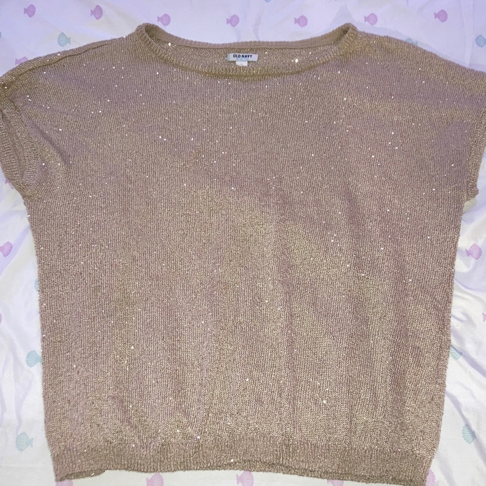 Old Navy Metallic Knit Top